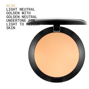 MAC full coverage NC30 foundation USED ONCE